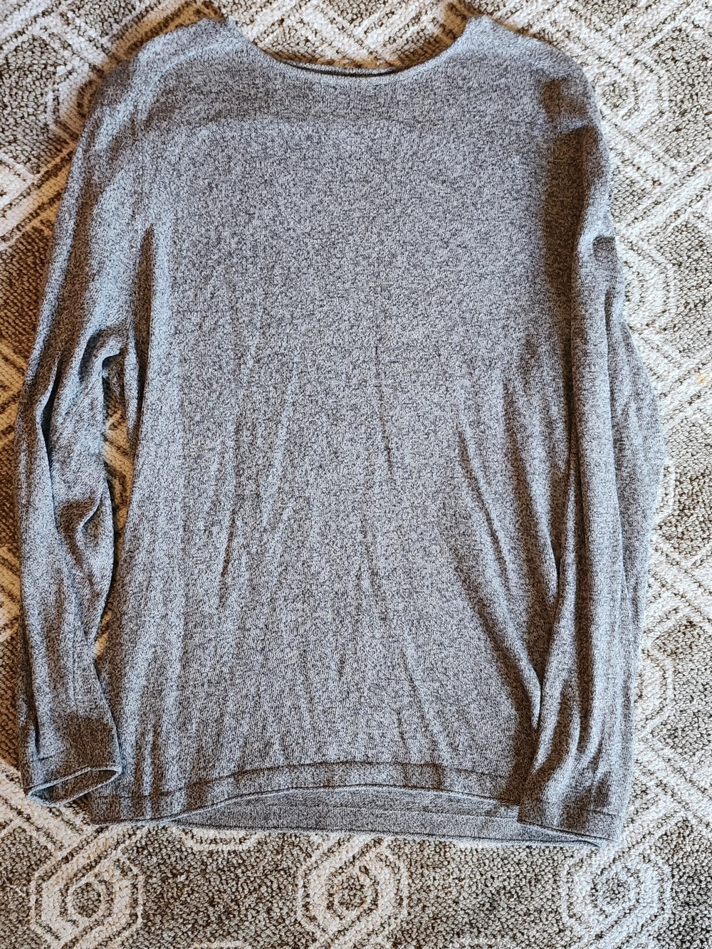 Zara Scoopneck Lightweight Sweater - Gray